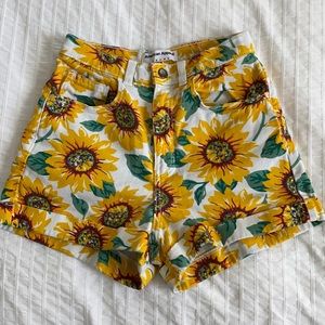 American Apparel Sunflower Shorts
